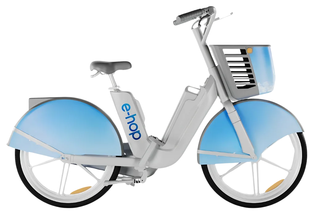 E-HOP e-Bike - Isometric View